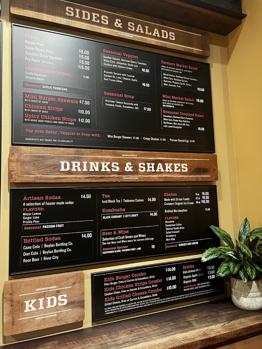 Roam Artisan Burgers Menu - Image 6